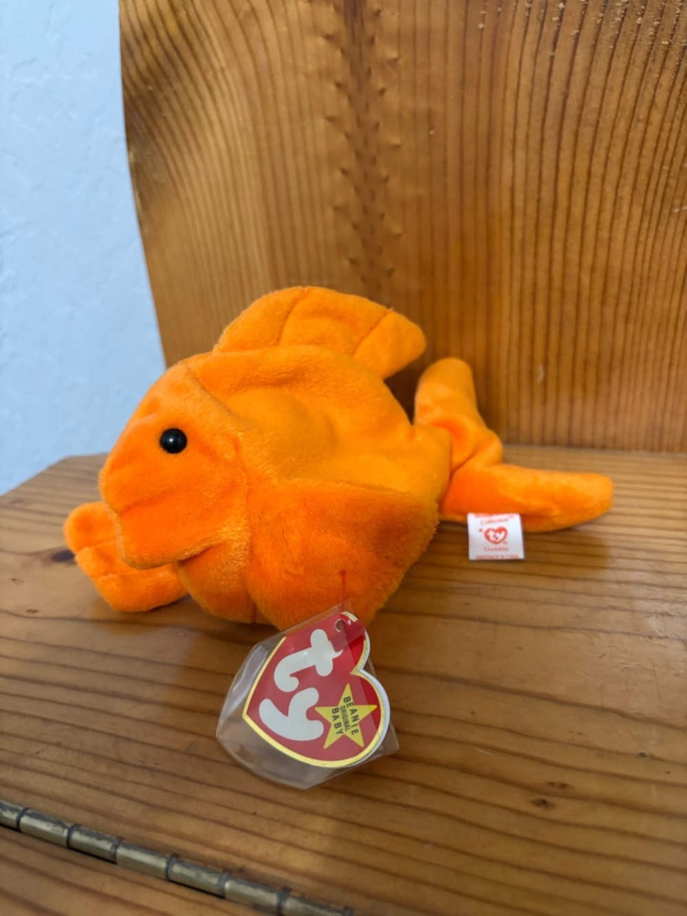 Ty Beanie Baby Orange Goldfish “Goldie” Plush 1994